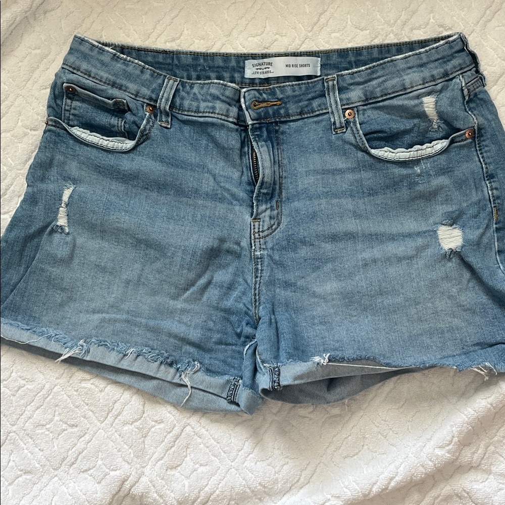 Signature by Levi Strauss Blue Jean Shorts